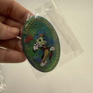 Disney Earth Day 2001 Jiminy Cricket Have Environmentalité Large Pin